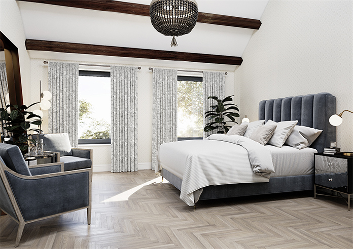 Maps, Grey - Made to Measure Curtains - Image 7